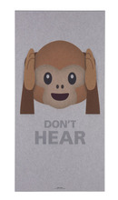 Akustikbillede Art-Acoustic hear 60 x 120 cm - lys grå